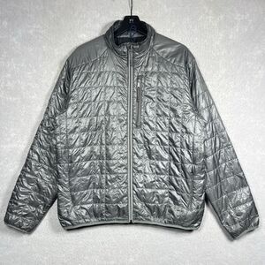 Tommy Bahama Men’s Black Hybrid Quilted Puffer Jacket Nano Lightweight SZ Large